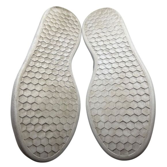 adidas White Athletic Shoes with Multicolor Stripes - Picture 12 of 13